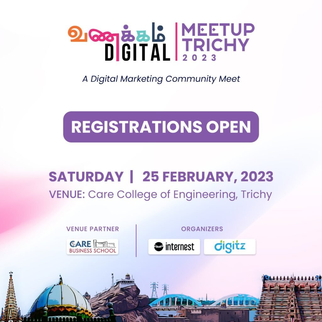 Vanakkam Digital - Digital Marketing Meetup Trichy 2023
