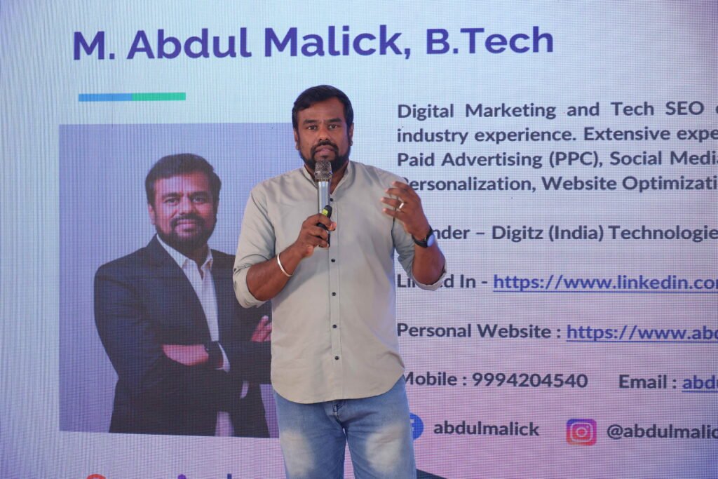 Digital Marketing and Branding Program - Abdul Malick