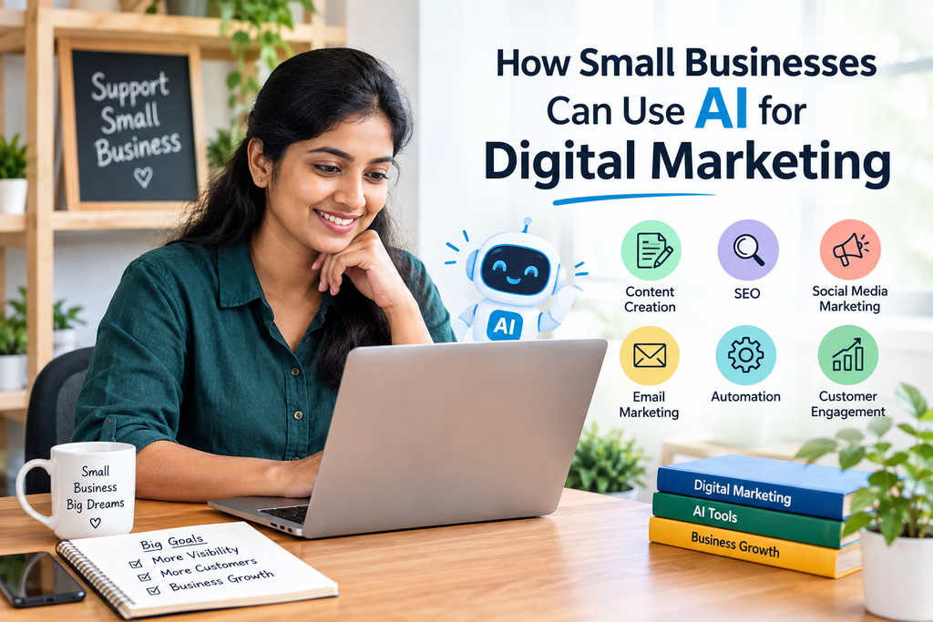How Small Businesses Can Use AI for Digital Marketing