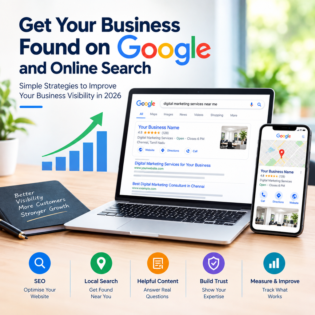 How to Get Your Business Found on Google | 2026 Guide