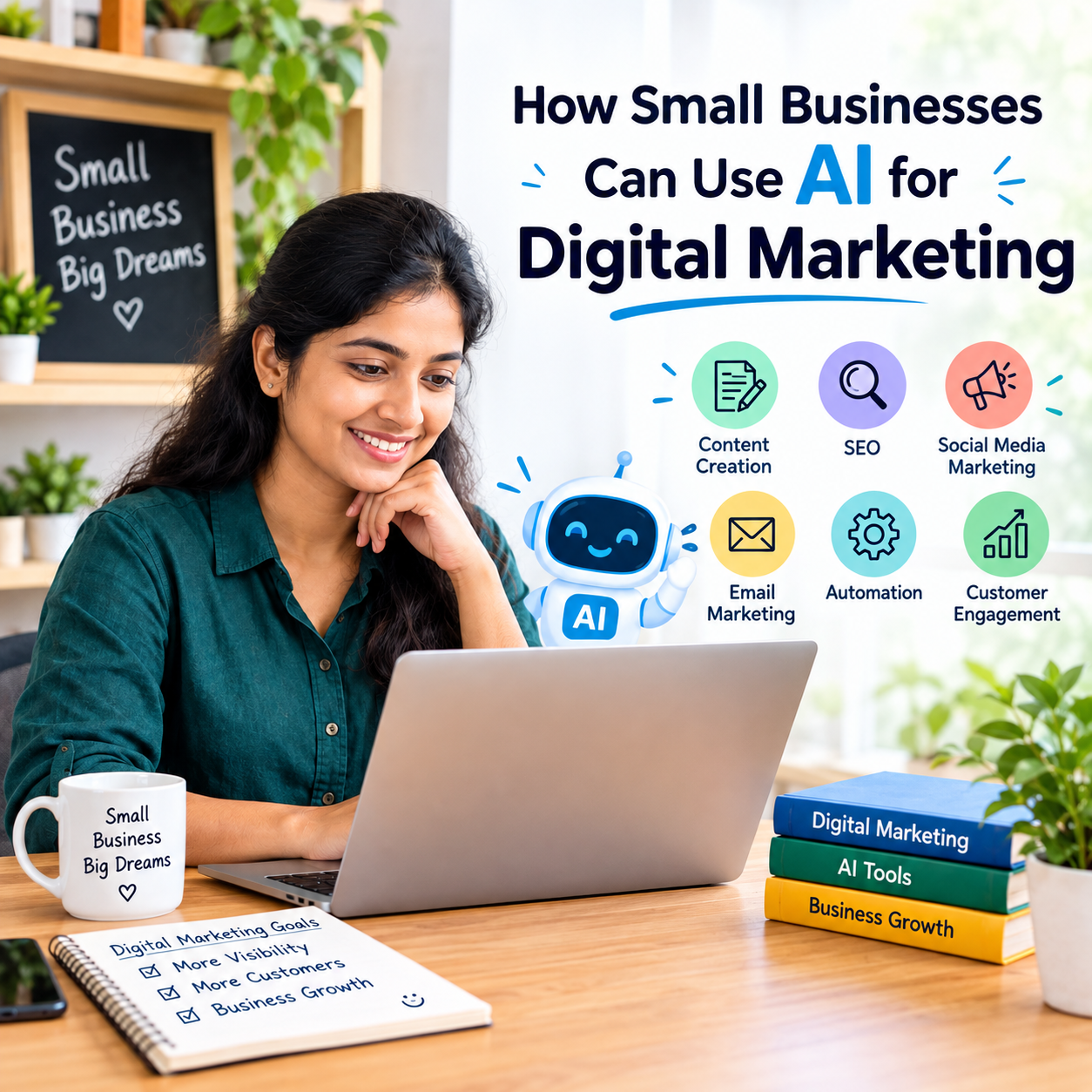 How Small Businesses Can Use AI for Digital Marketing
