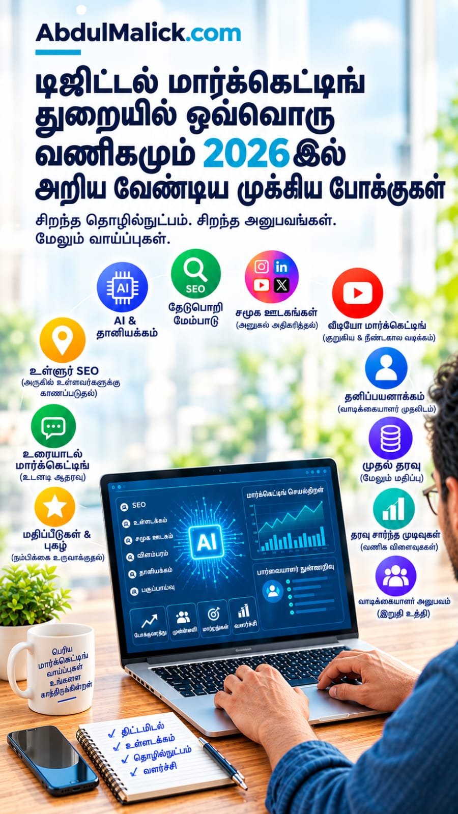 2026-ல் ஒவ்வொரு Business-ம் தெரிந்துகொள்ள வேண்டிய Digital Marketing Trends