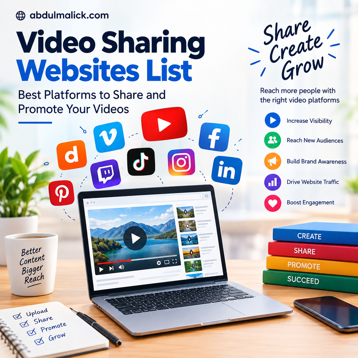 Video Sharing Websites List: Best Platforms to Share and Promote Your Videos